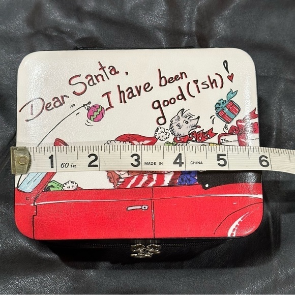 Brighton Dear Santa I have been good (ish) Jewelry Box Travel Case - Picture 14 of 16